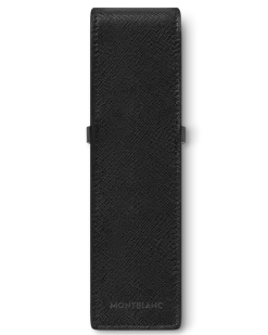 Etui Montblanc Envelope für 2 Schreibgerät - Schwarz - Leder - MB130751 - Schreibgeräteetuis