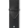 Etui Montblanc Envelope für 2 Schreibgerät - Schwarz - Leder - MB198354 - Schreibgeräteetuis