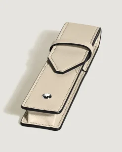 Etui Montblanc Envelope für 1 Schreibgerät - Wolkiges Beige - Leder - MB199330 - Schreibgeräteetuis