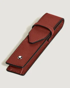Etui Montblanc Envelope für 1 Schreibgerät - Red Oak - Leder - MB223083 - Schreibgeräteetuis