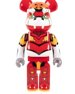 Evangelion Unit 2 BE@RBRIK 1000% Figur - Rot