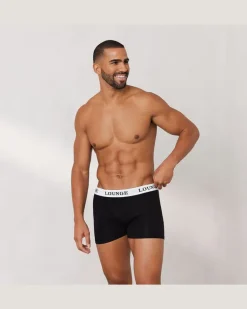 Everyday Herren-Boxer (3er Paket) - Schwarz Black