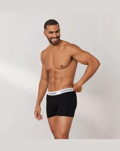 Everyday Herren-Boxer (3er Paket) - Schwarz Black
