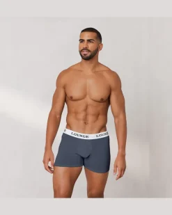 Everyday Herren-Boxer (3er Paket) - Geräuchertes Blau Blue