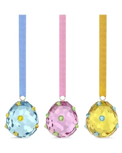 Facettiertes Idyllia Ornament mit Kristallen - Blau