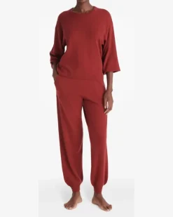 Famous Pyjama-Pullover - Braun