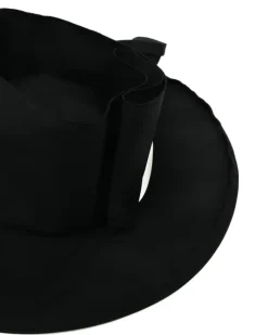 Fedora aus Wolle - Schwarz