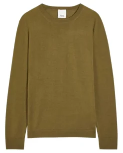 Fein gestricktes Langarmshirt - Grün