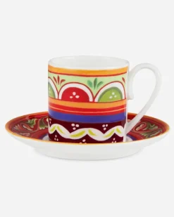 Fine Porcelain Espresso Set - Espressotassen Mehrfarbig
