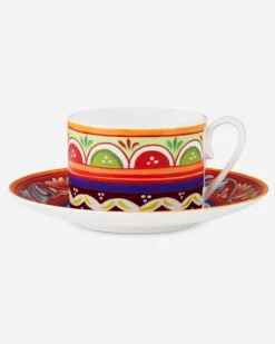 Fine Porcelain Tea Set - Teetassen Mehrfarbig