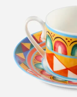 Fine Porcelain Tea Set - Teetassen Mehrfarbig