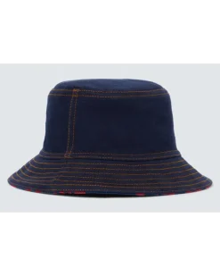 Fischerhut aus Denim Blau