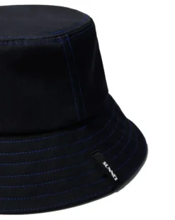 Fischerhut mit Logo-Detail - Blau