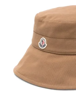 Fischerhut mit Logo-Patch - Nude