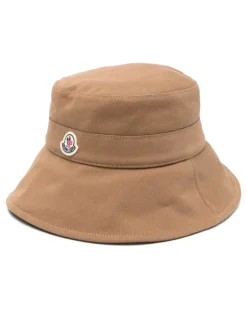 Fischerhut mit Logo-Patch - Nude