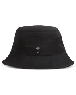 Fischerhut mit Logo - Schwarz