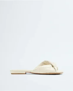 Flache Blink Mules-Weiss - Damen