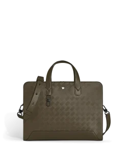 Flache Schreibmappe aus Extreme Leder - Khaki - Leder - MB221596 - Aktentaschen