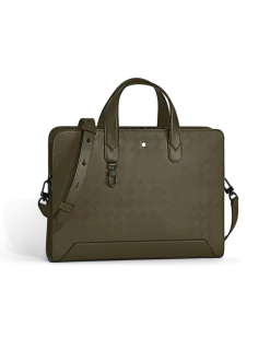 Flache Schreibmappe aus Extreme Leder - Khaki - Leder - MB221596 - Aktentaschen