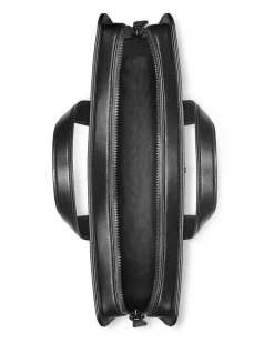 Flache Schreibmappe aus Extreme Leder - Schwarz - Leder - MB129962 - Dokumententaschen