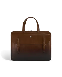 Flache Schreibmappe aus Meisterstück Leder - Sfumato-Braun - Leder - MB220309 - Aktentaschen