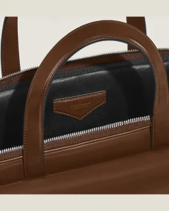 Flache Schreibmappe aus Meisterstück Leder - Sfumato-Braun - Leder - MB220309 - Aktentaschen