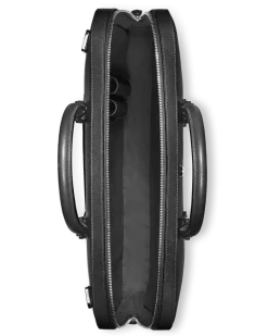 Flache Schreibmappe aus Sartorial Leder - Schwarz - Leder - MB130272 - Dokumententaschen
