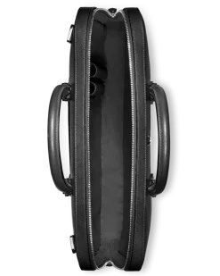Flache Schreibmappe aus Sartorial Leder - Schwarz - Leder - MB130272 - Dokumententaschen