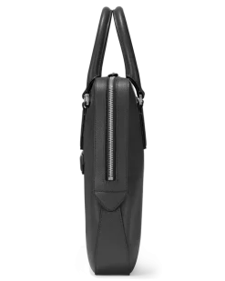 Flache Schreibmappe aus Sartorial Leder - Schwarz - Leder - MB130272 - Dokumententaschen