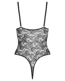 Flashback Tanga-Body - Schwarz