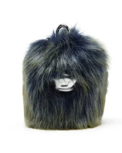 Flauschiger Anhänger mit Pendant - Charms und Schlüsselanhänger - Unisex - Blau