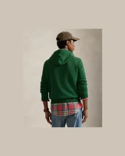 Fleece-Hoodie Green