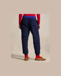Fleece-Jogginghose mit Flagge Blue