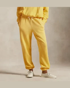 Fleece-Jogginghose mit Tunnelzug Yellow