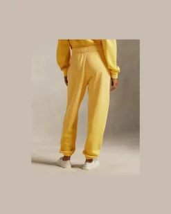 Fleece-Jogginghose mit Tunnelzug Yellow