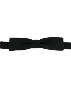 Fliege aus Grosgrain - Schwarz