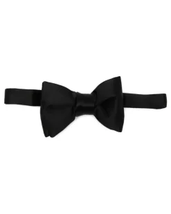 Fliege aus Satin - Schwarz