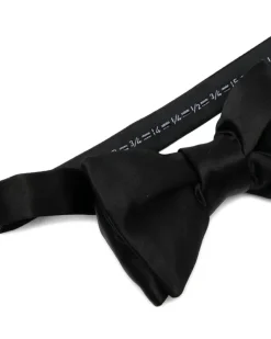 Fliege aus Satin - Schwarz