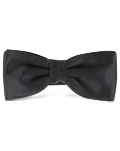 Fliege aus Satin - Schwarz