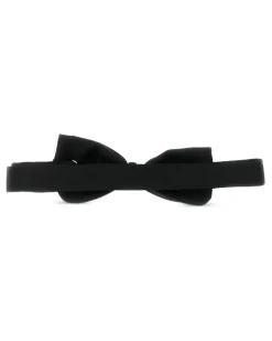 Fliege aus Satin - Schwarz