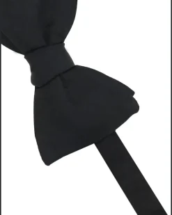 Fliege aus Satin - Schwarz
