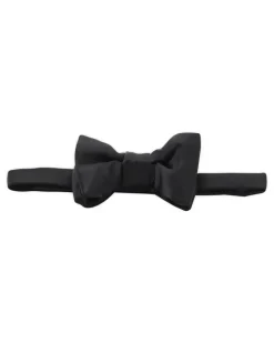 Fliege aus Seide Schwarz