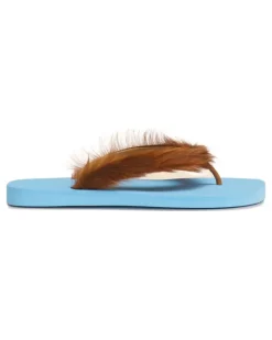 Flip-Flops aus Ponyhair - Braun
