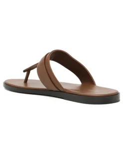 Flip-Flops mit Logo - Braun