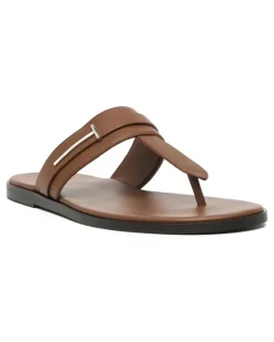 Flip-Flops mit Logo - Braun