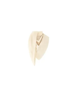 Flower And Straps Tuch Beige