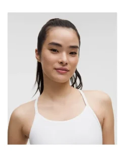 Flow Y BH mit mittlerem Halt und Logo B/C-Cups für Frauen – Größe in White