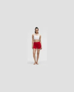 Flow Y BH mit mittlerem Halt und Logo B/C-Cups für Frauen – Größe in White