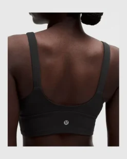 Focuser BH mit V-Ausschnitt Leichter Halt für A/B-Cups für Frauen – Größe in Black