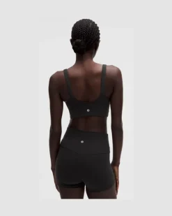 Focuser BH mit V-Ausschnitt Leichter Halt für A/B-Cups für Frauen – Größe in Black